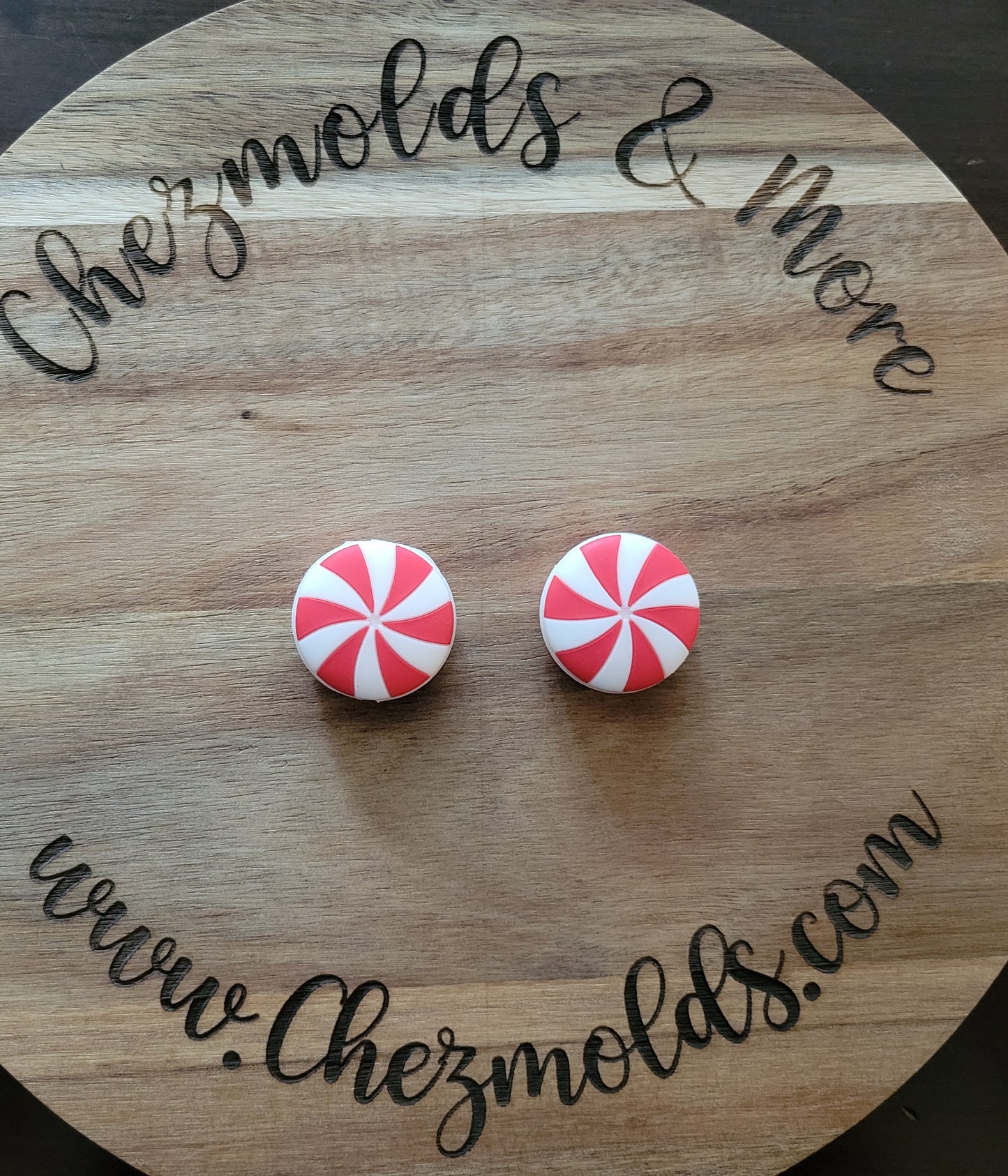 peppermint- Silicone focal Bead