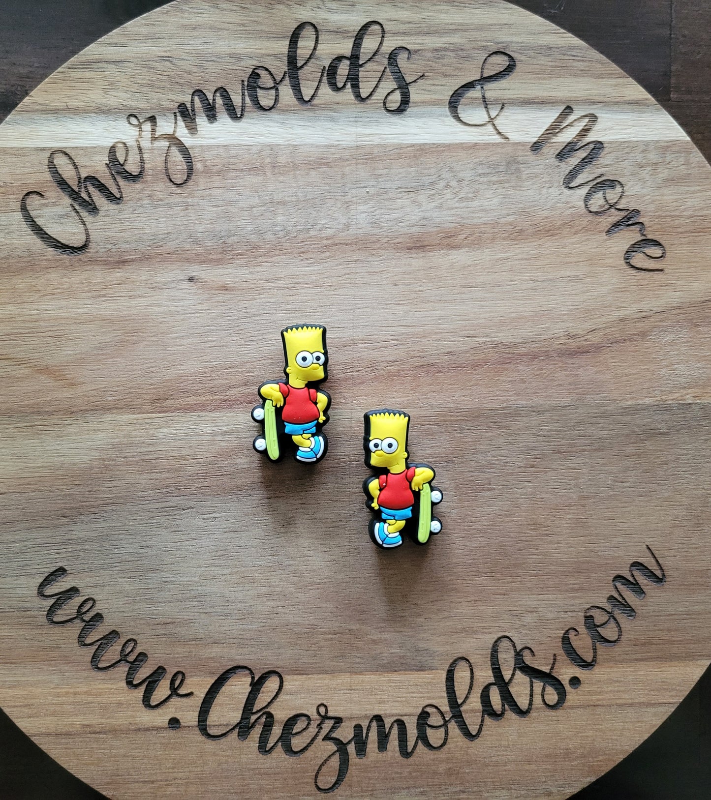 yellow kids- Silicone focal Bead