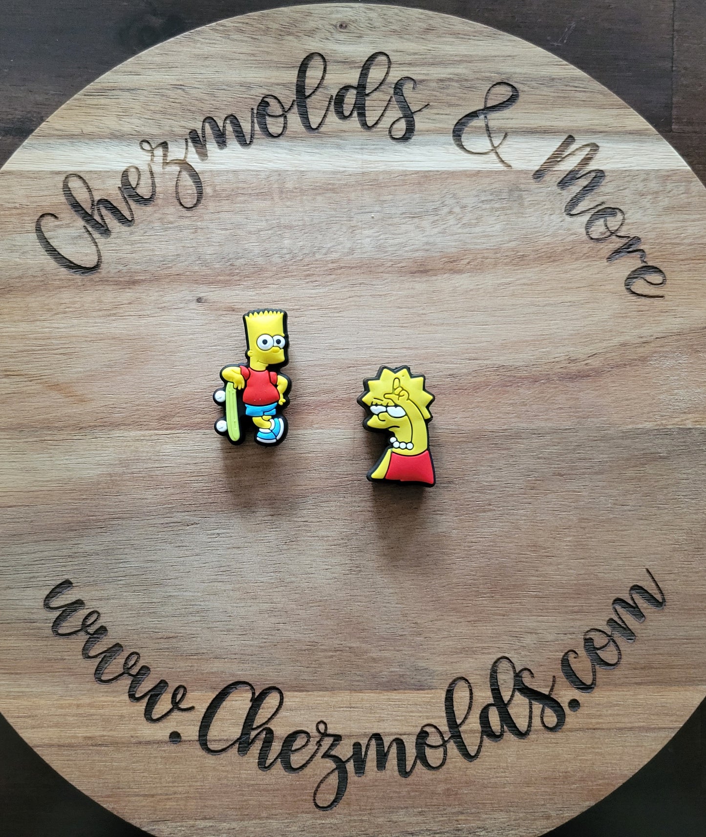 yellow kids- Silicone focal Bead