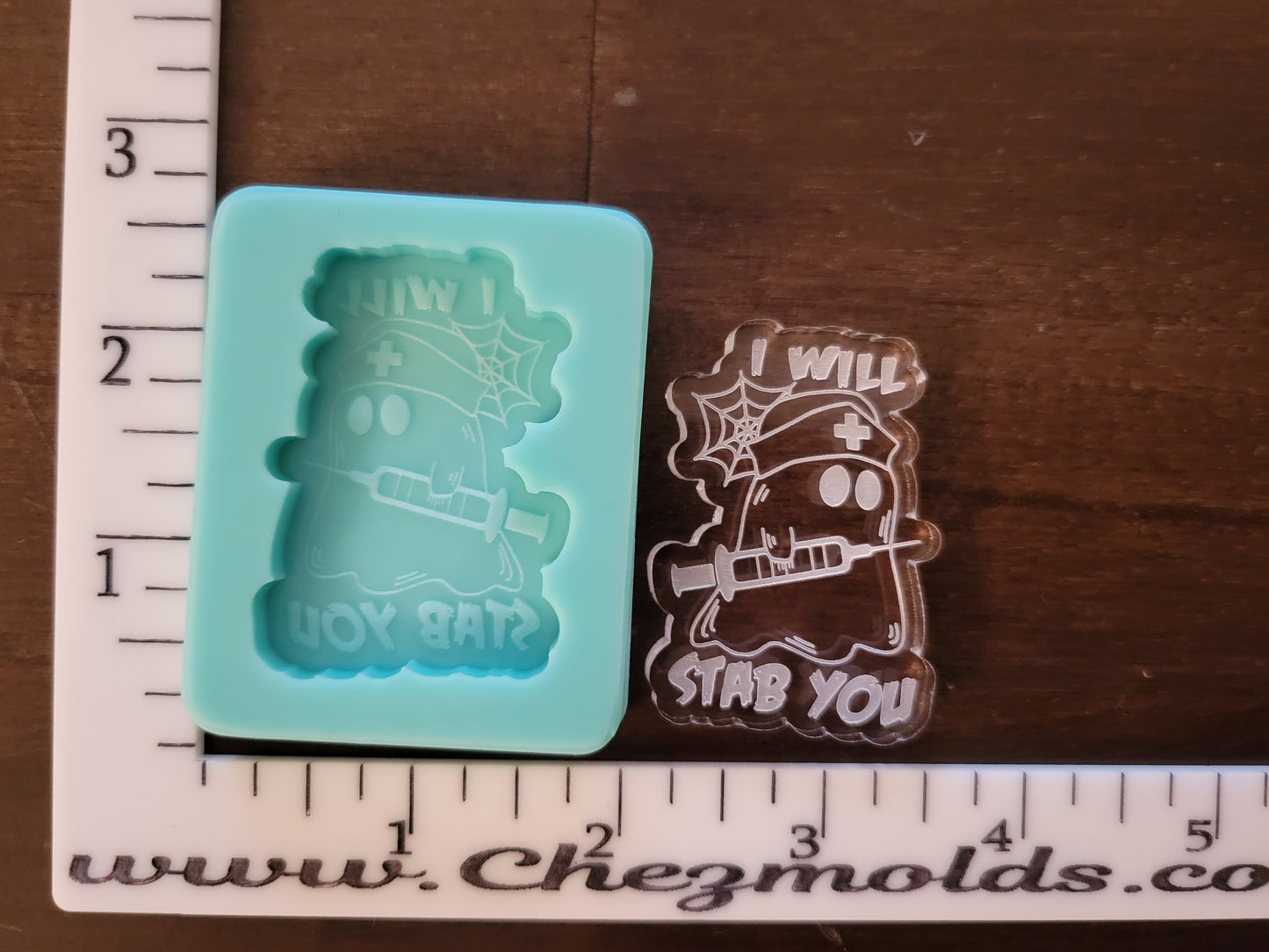 I will stab you ghost grip mold