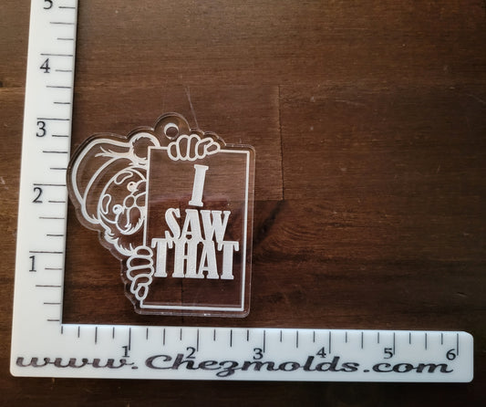 I saw that- santa ornament mold