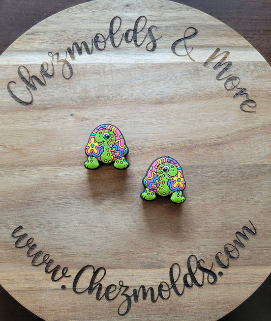 Colorful Turtle- focal Bead