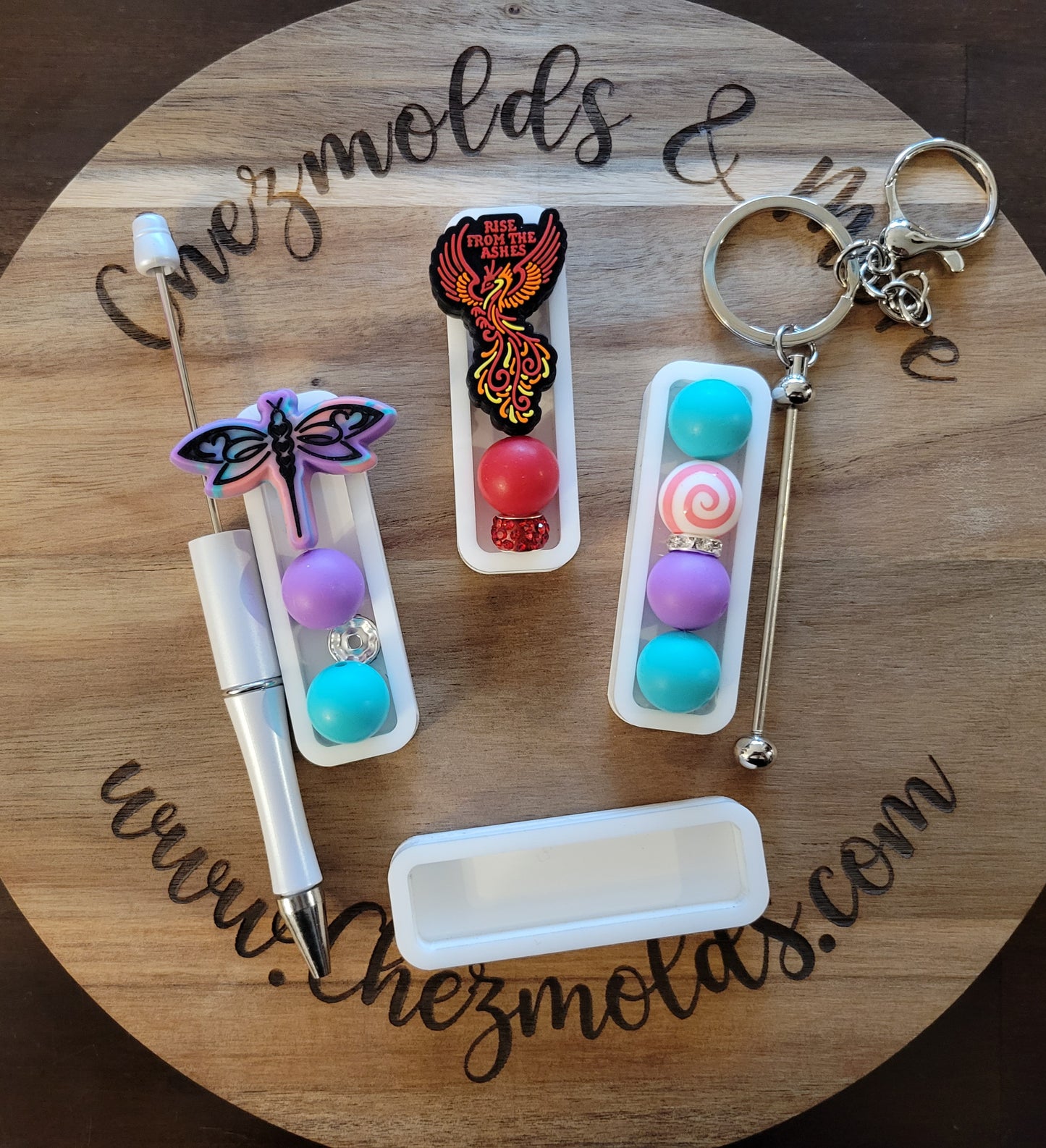 pen/keychain bead holder