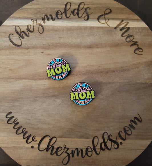 round dog mom era- silcone focal Bead