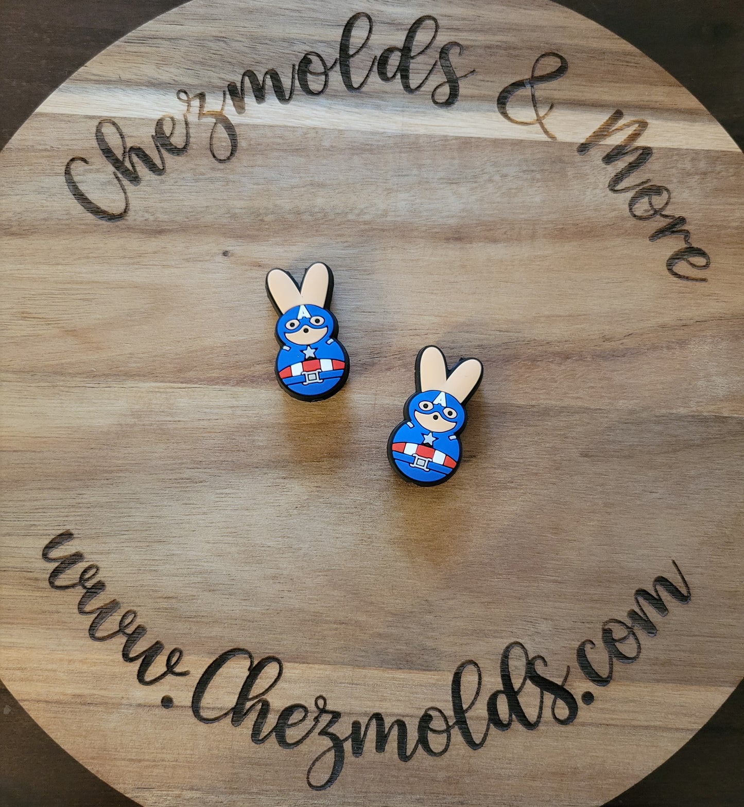 CE- super bunnies-  focal Bead