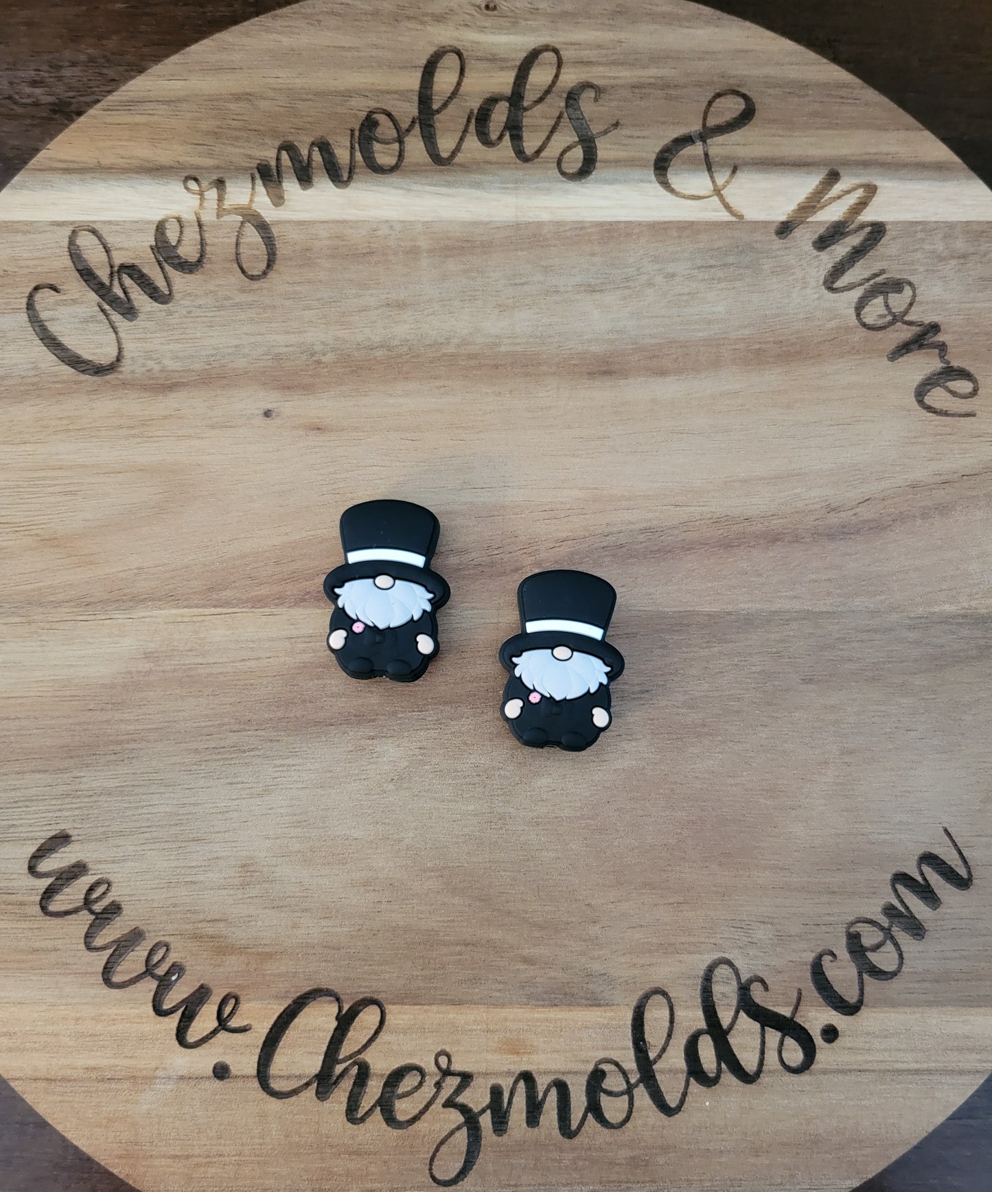 his and her gnomes- Silicone focal Bead