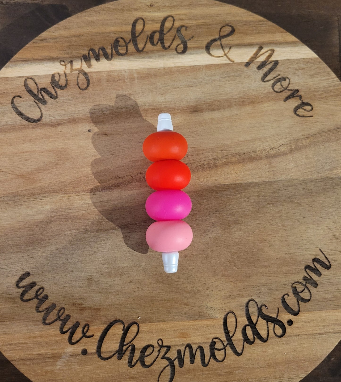 XL abacus silicone bead