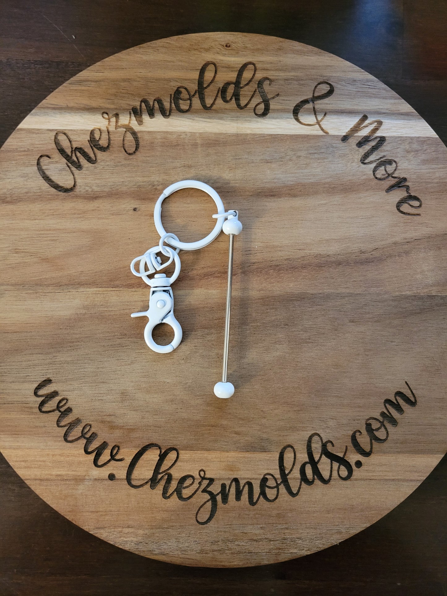 Beadable key chain bars