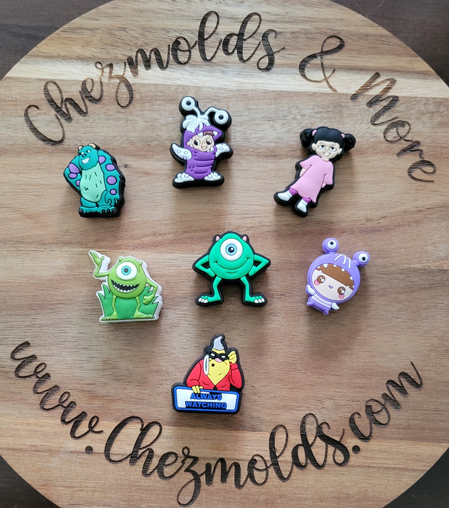 monsters inc jibbitz Monsters- focal Bead – ChezMolds & More