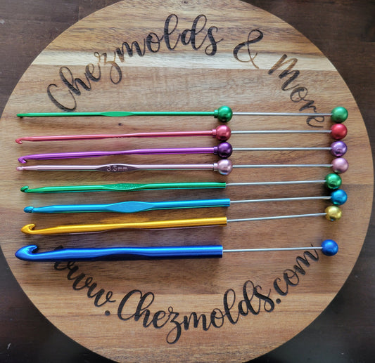 Beadable crochet hooks- set of 4 sizes