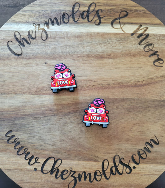 gnomies in love machine- Silicone focal Bead