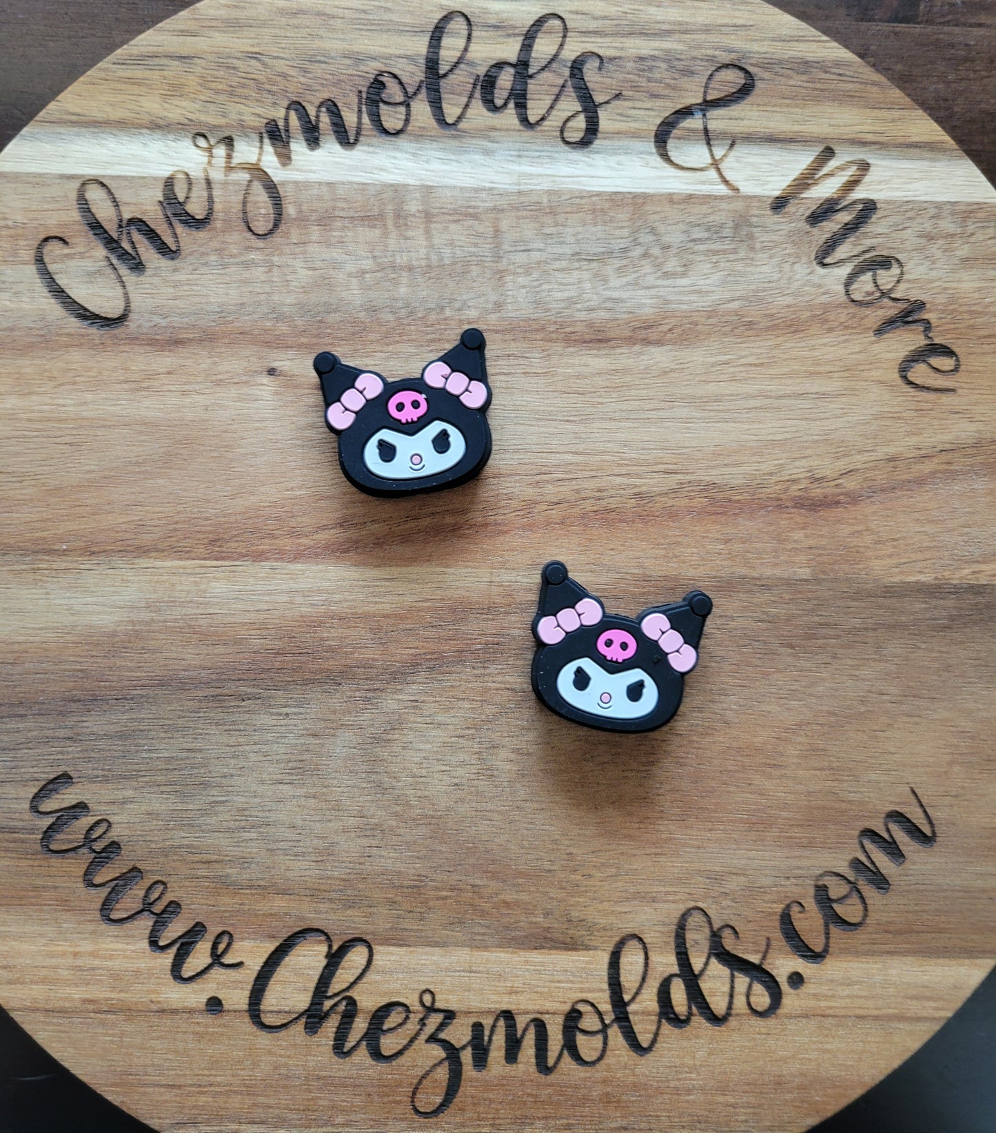 kuromi head- Silicone focal Bead