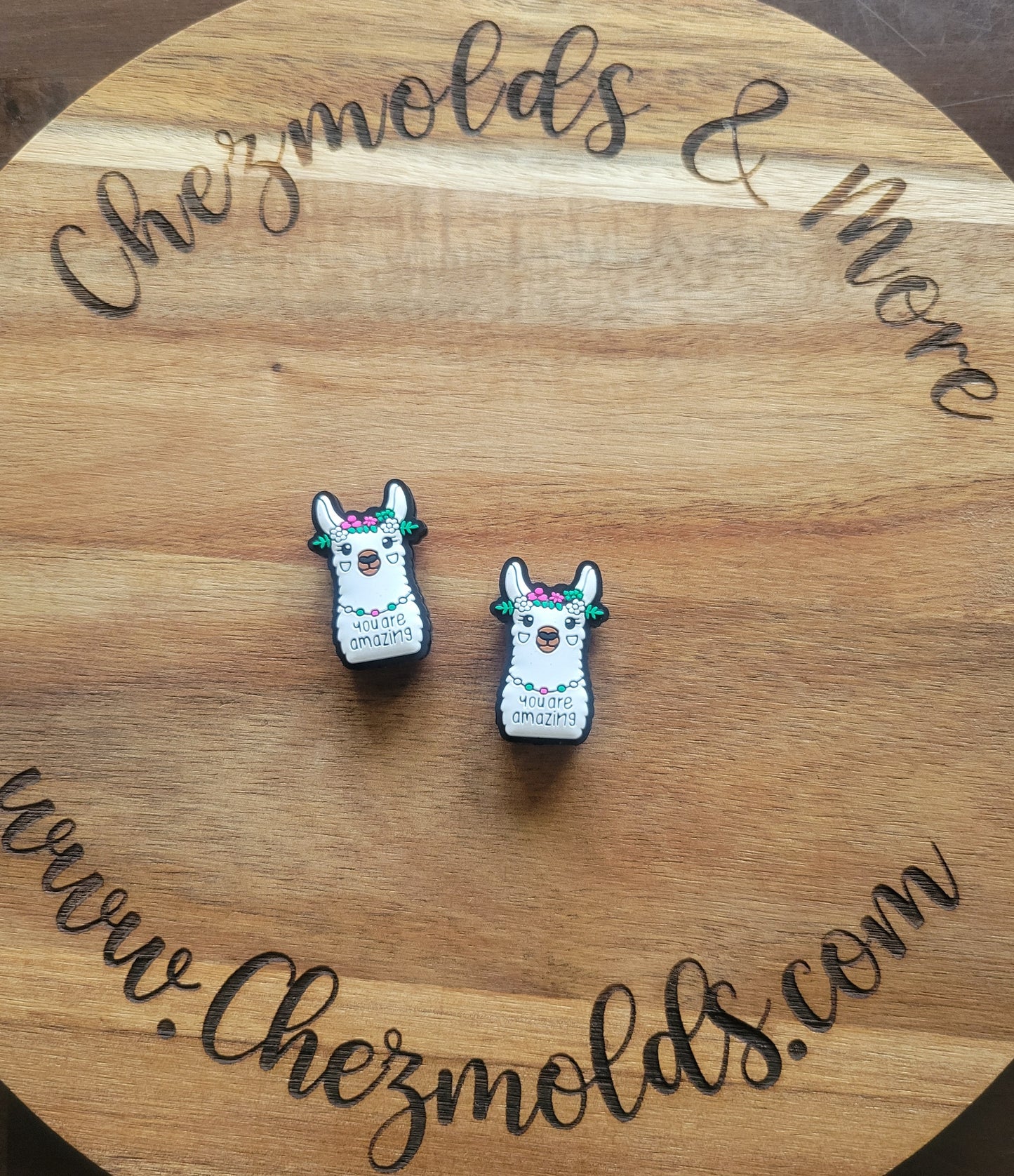 you are amazing llama- Silicone focal Bead