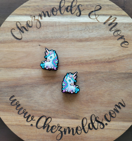 unicorn- Silicone focal Bead