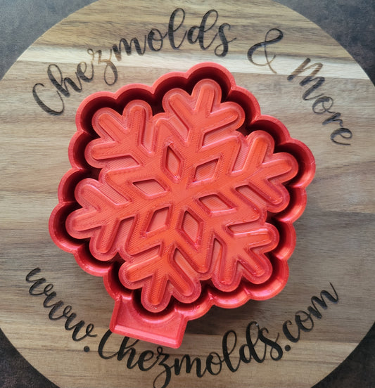 Snowflake freshie mold