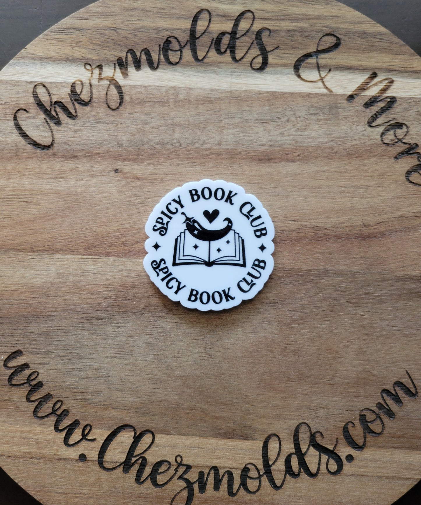 Spicy book club- uv printed acrylic