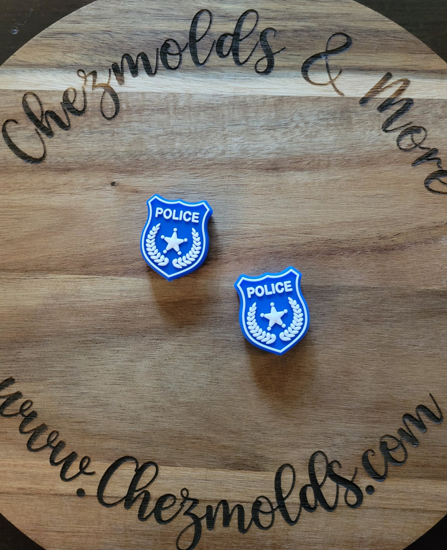 police- Silicone focal Bead