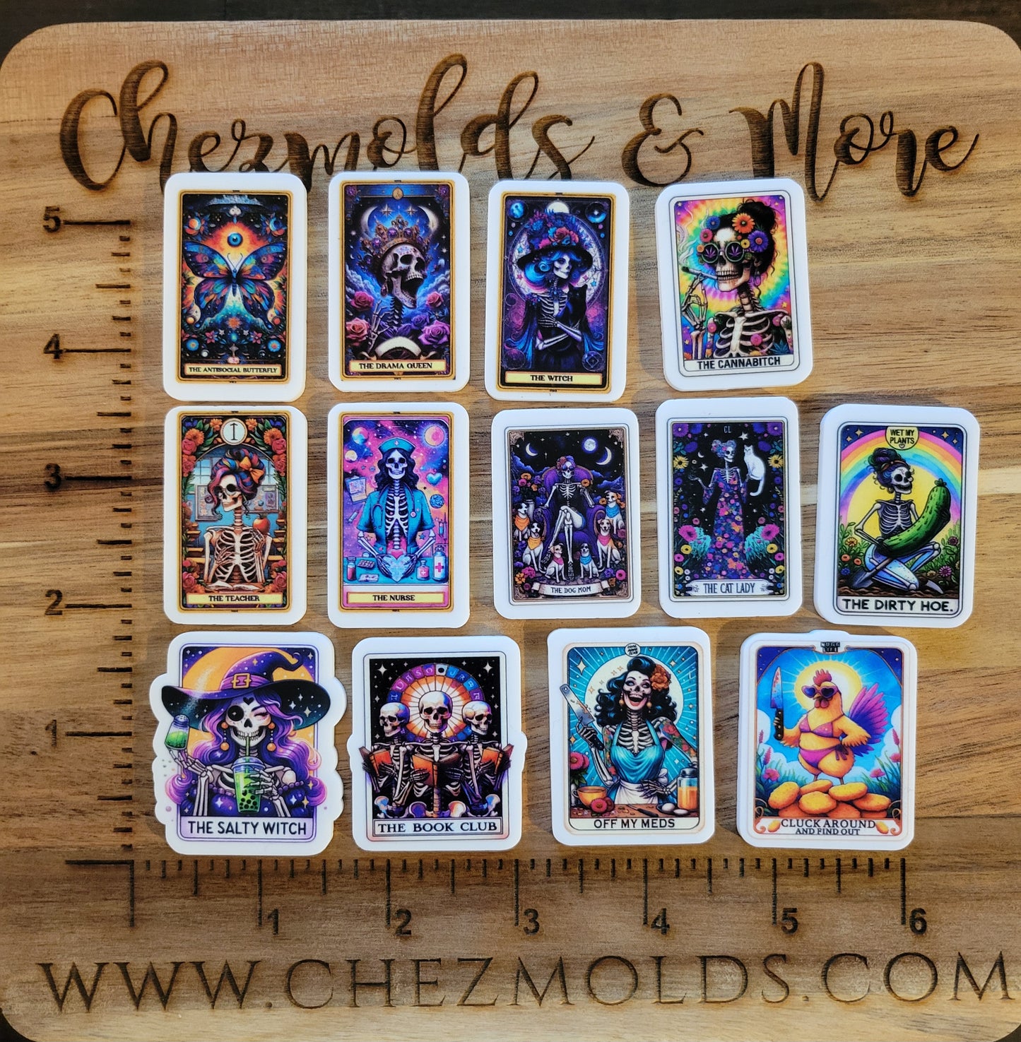 uv printed acrylic- tarot