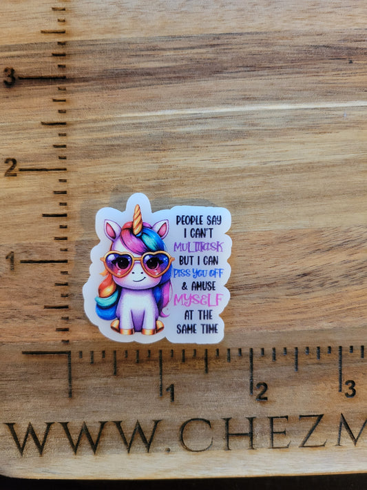 uv printed acrylic-Multitask unicorn