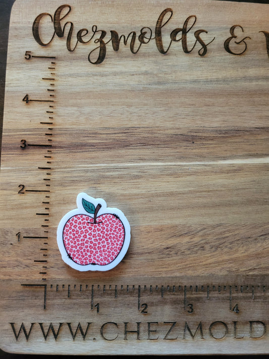 Leopard apple-  printed acrylic