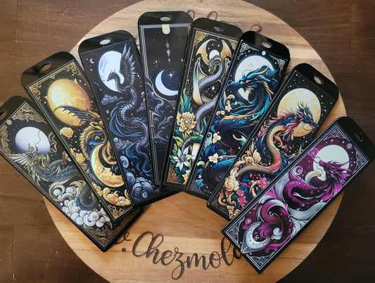 Beadable bookmarks-Custom Dragons