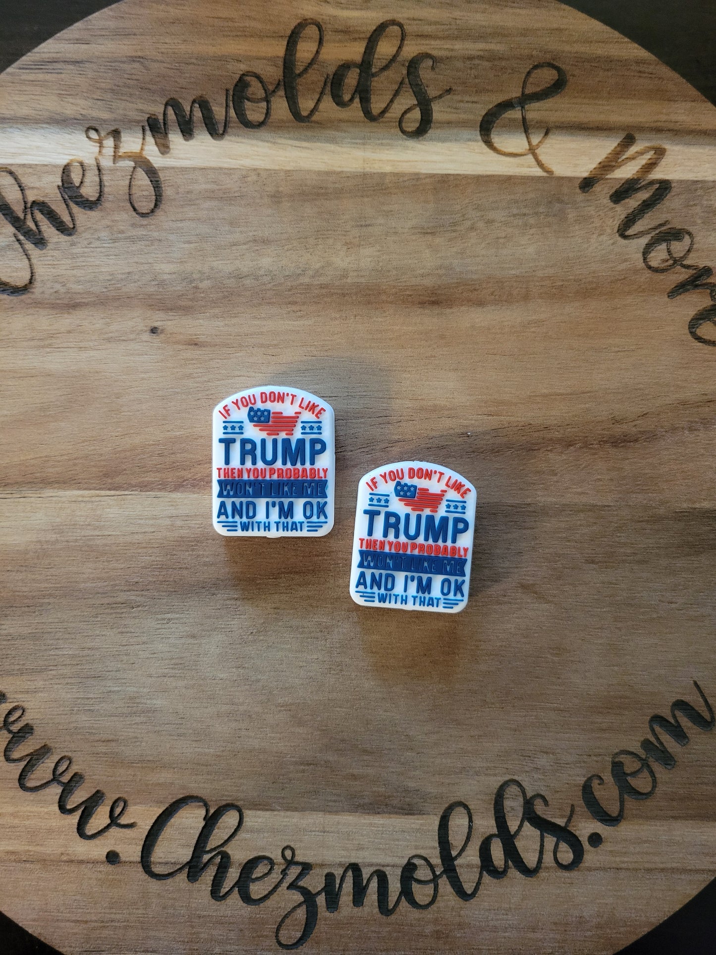 If you dont like trump- Silicone focal Bead* created by RD creations