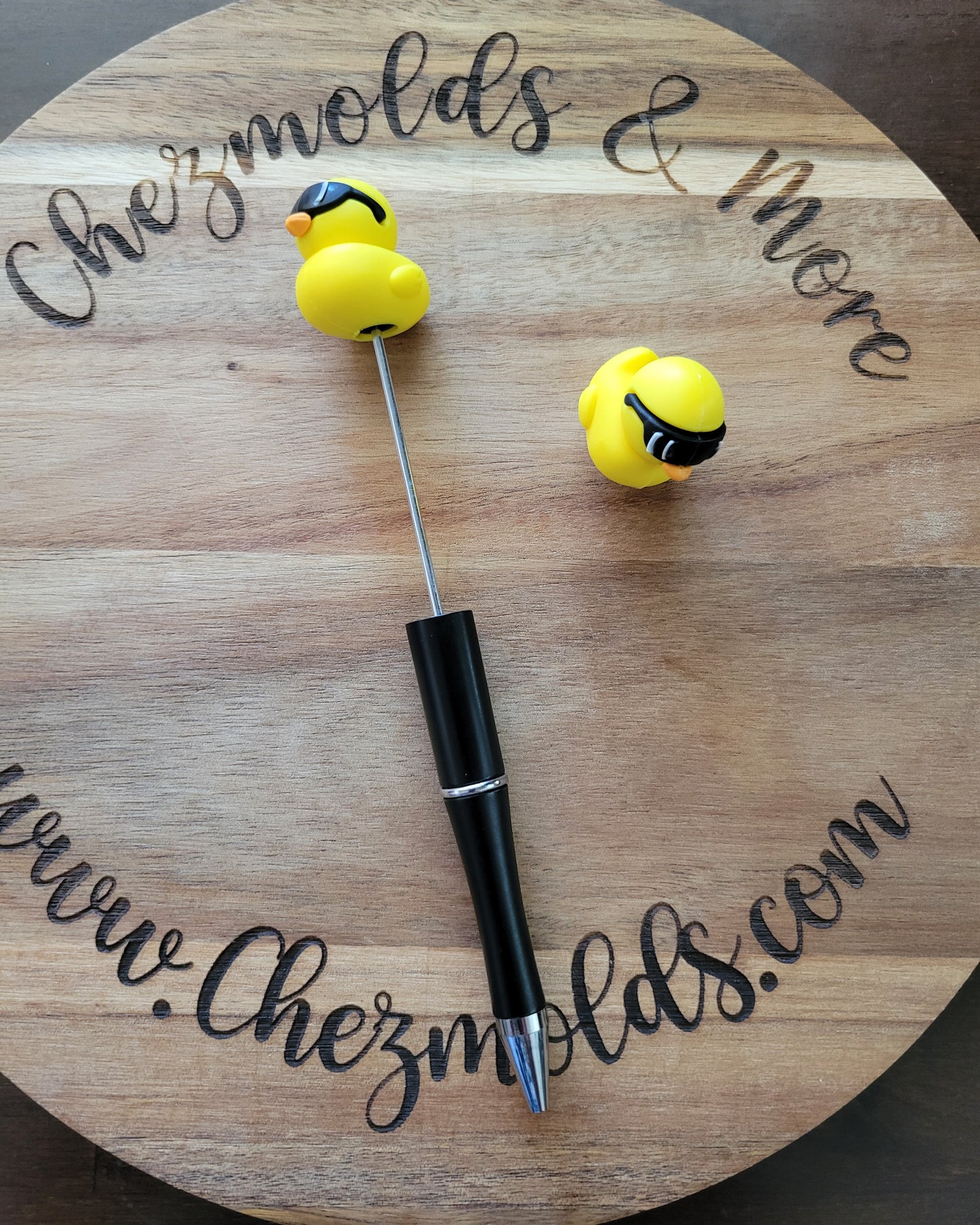 Duck in glasses PEN TOPPER