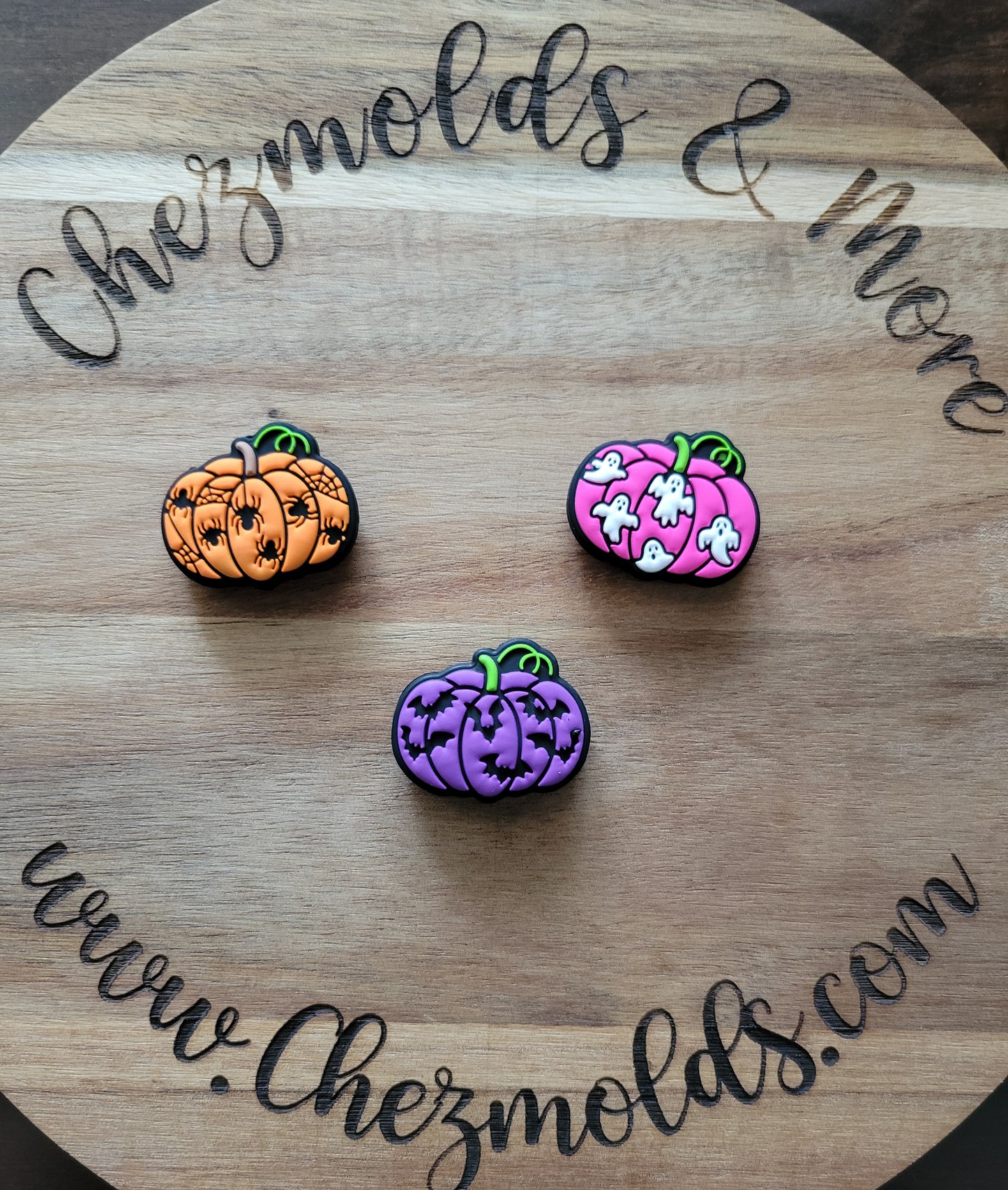 Decor pumpkins- Silicone focal Bead