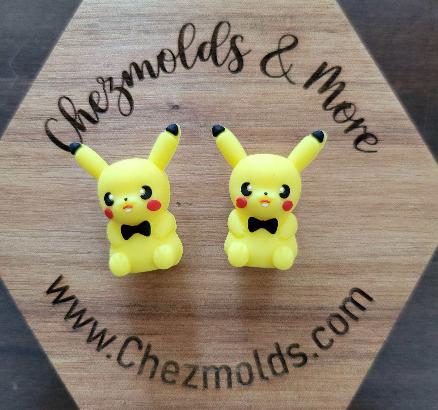 3d Pika- Silicone focal Bead