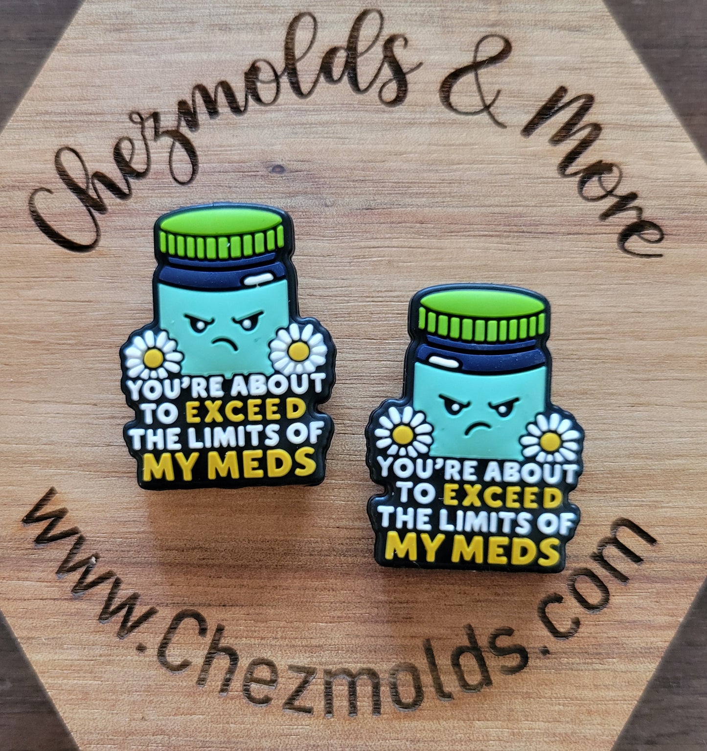 Your about to exceed the limit of meds- Silicone focal Bead