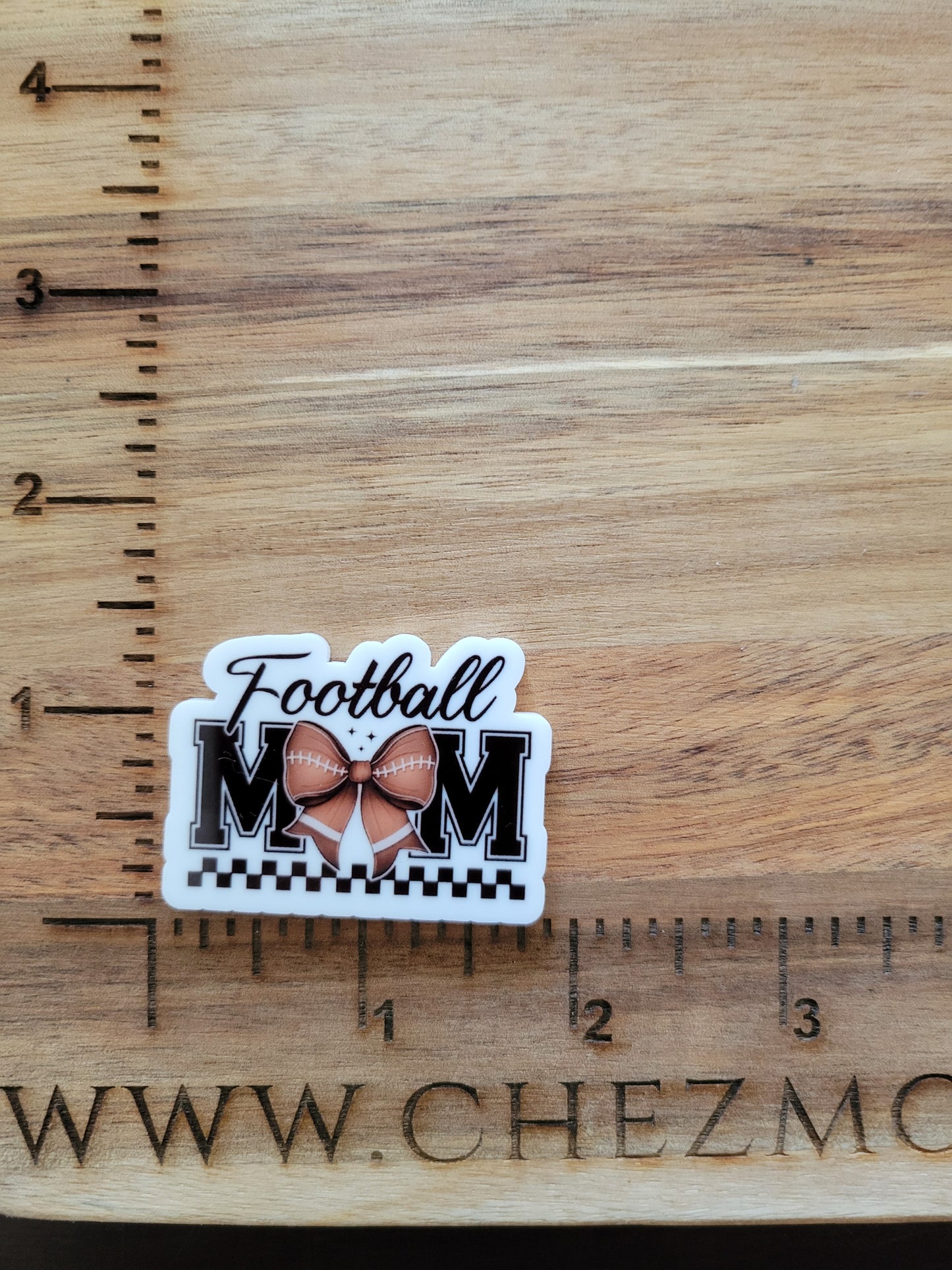 Football mom-  printed acrylic