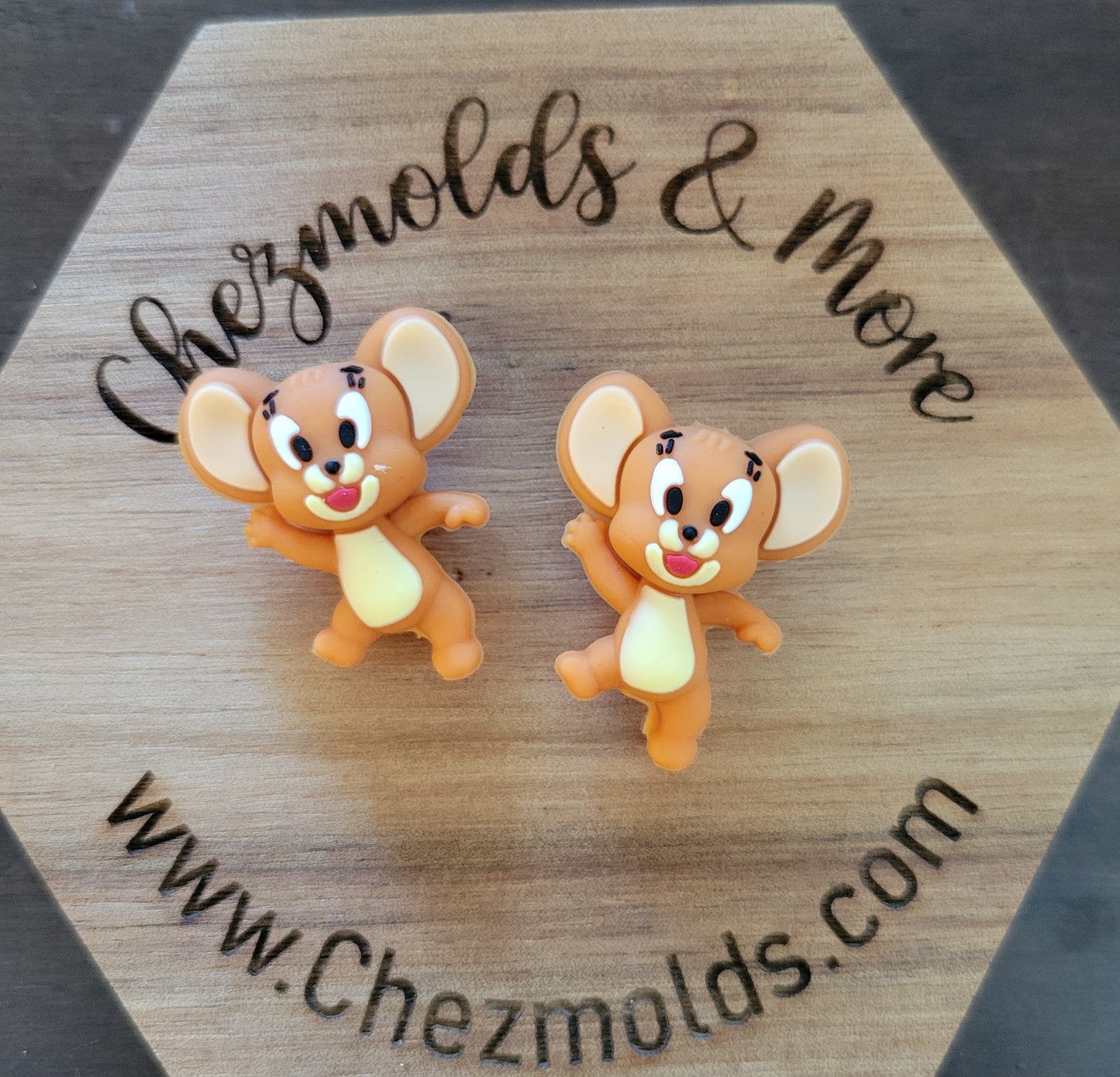 3D jerry- Silicone focal Bead