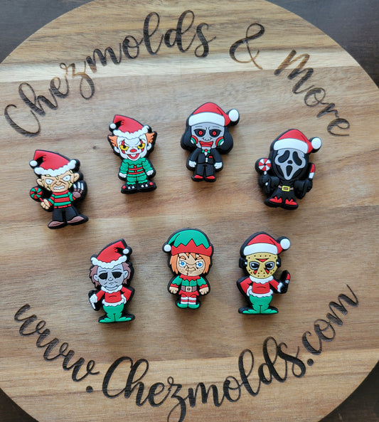 Horror christmas-focal Bead