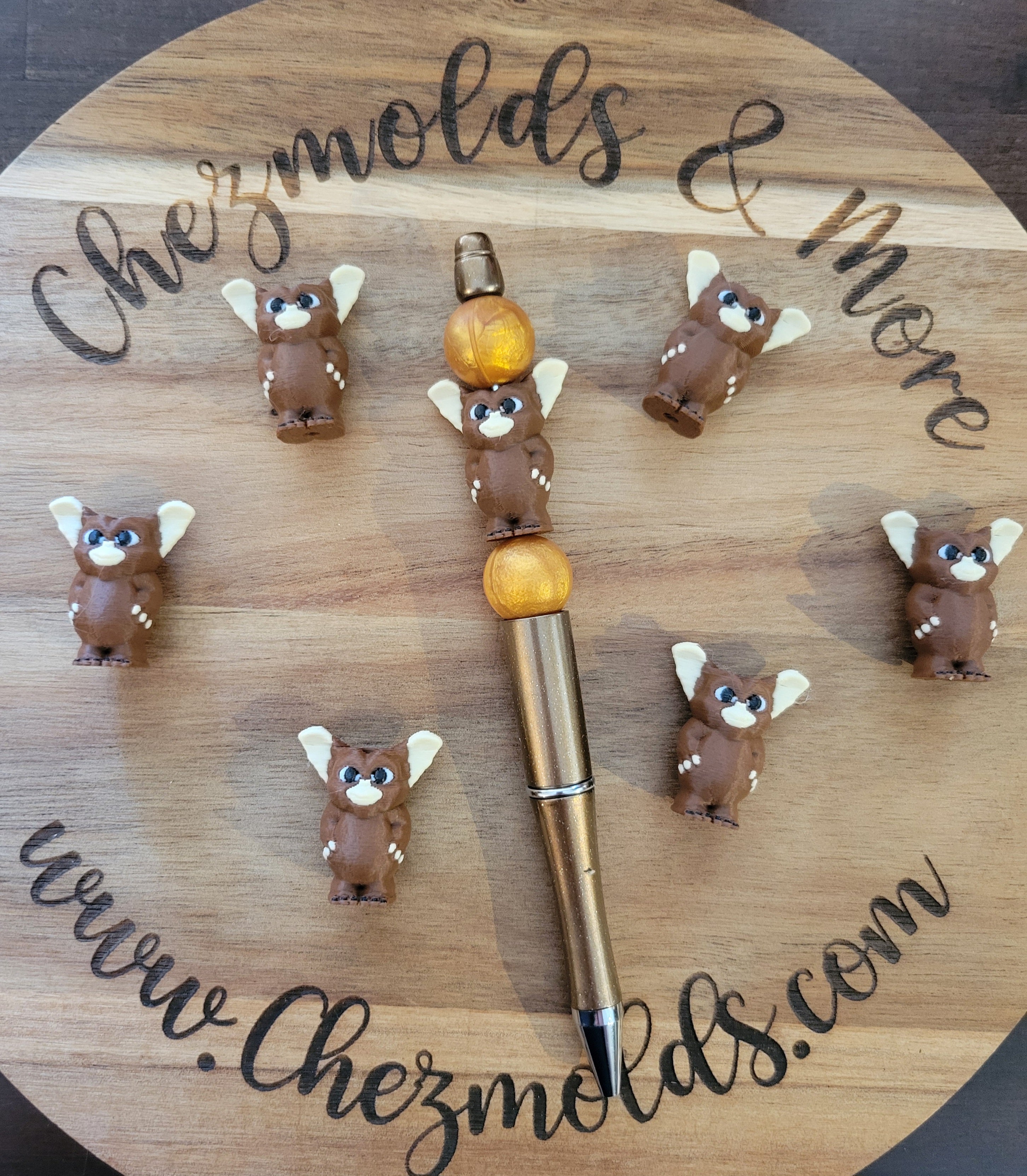 Gizzy Sign CE 3d printed gizzy- focal Bead – ChezMolds & More