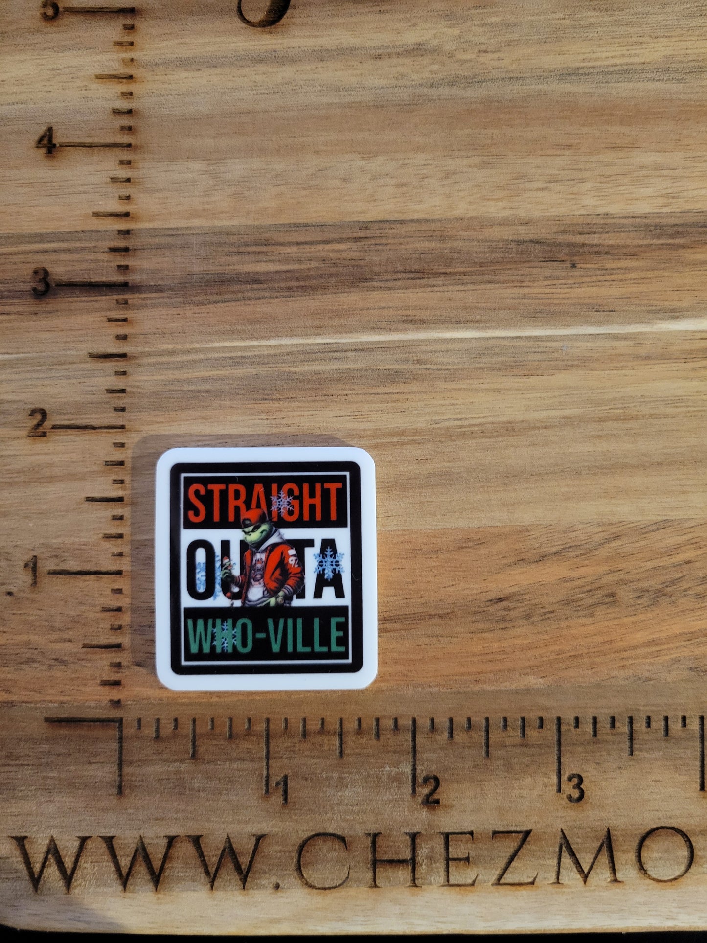 printed acrylic-straight outta whoville