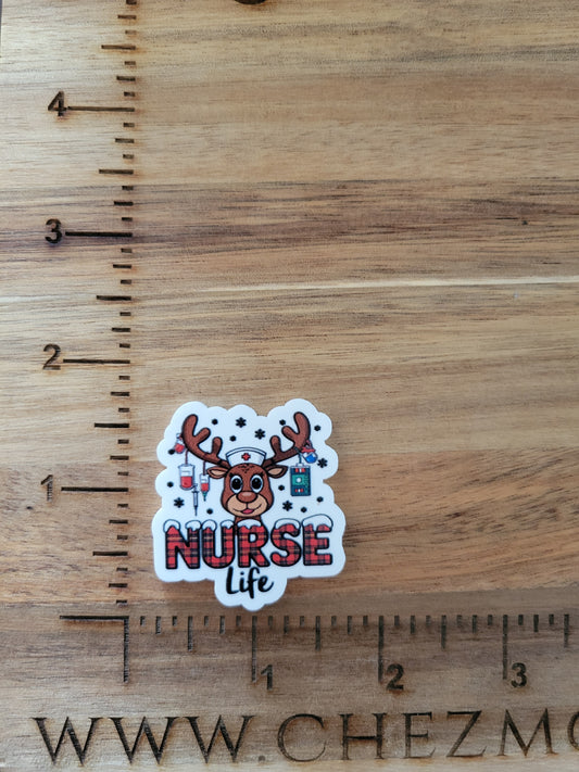 uv printed acrylic-nurse life reindeer