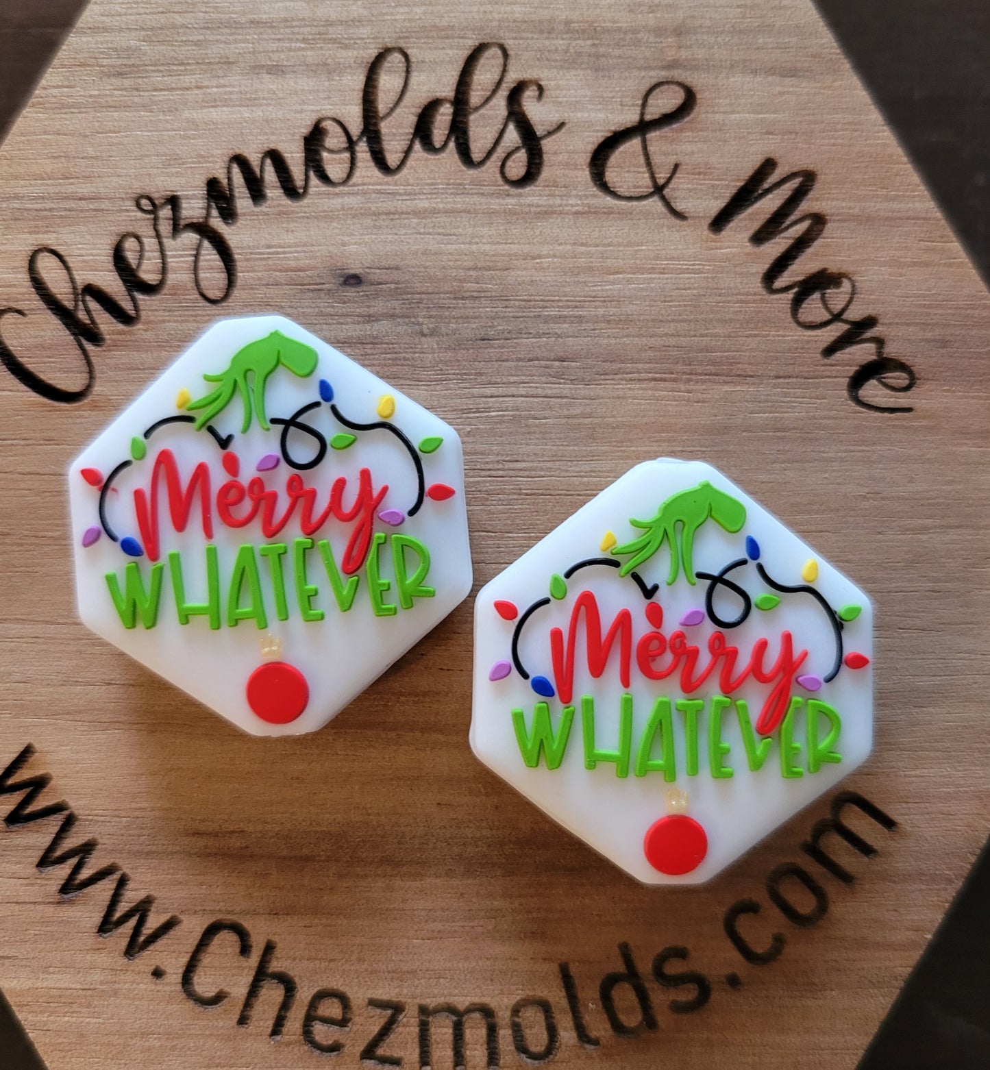 Merry Whatever- public custom collab with RD Creation4U- Silicone focal Bead