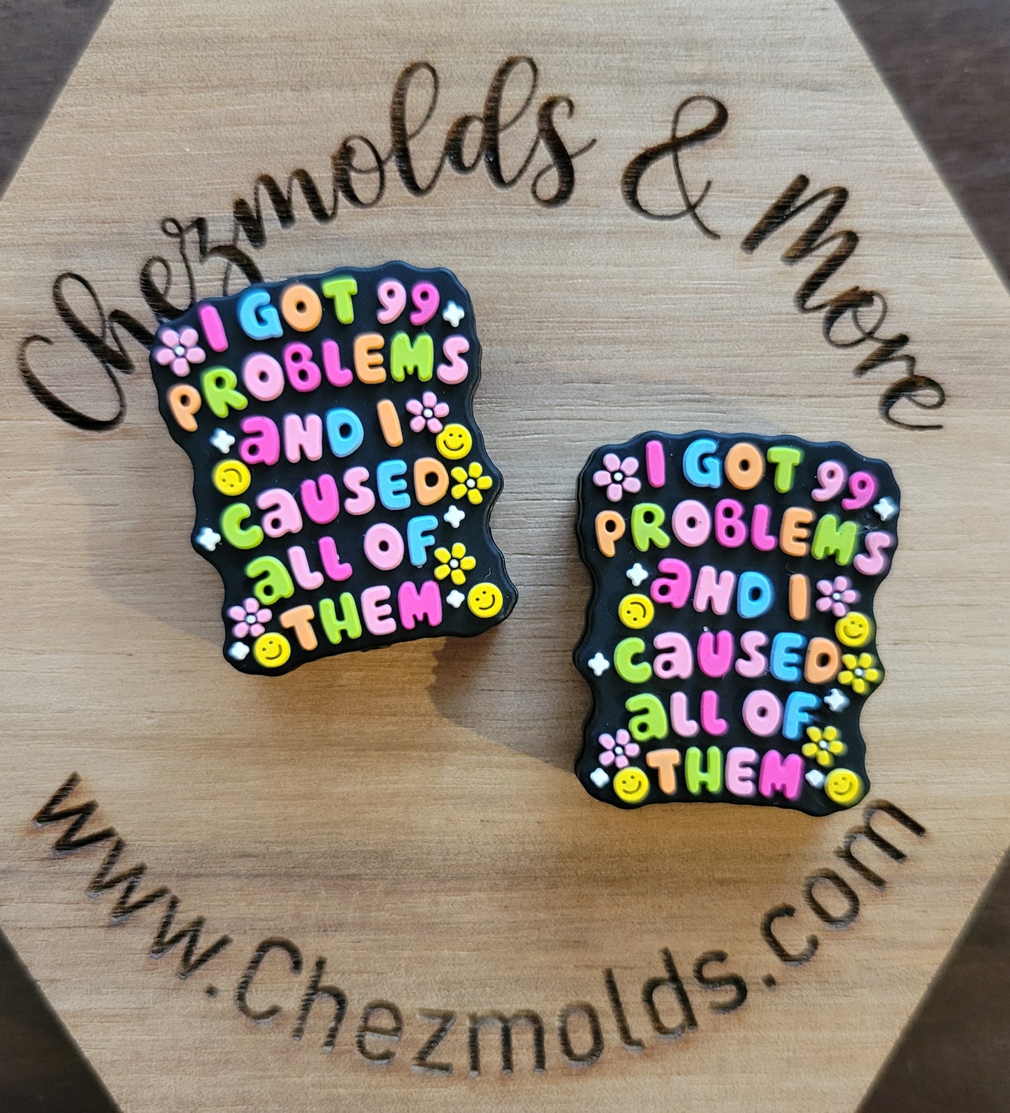 i got 99 problems- Silicone focal Bead