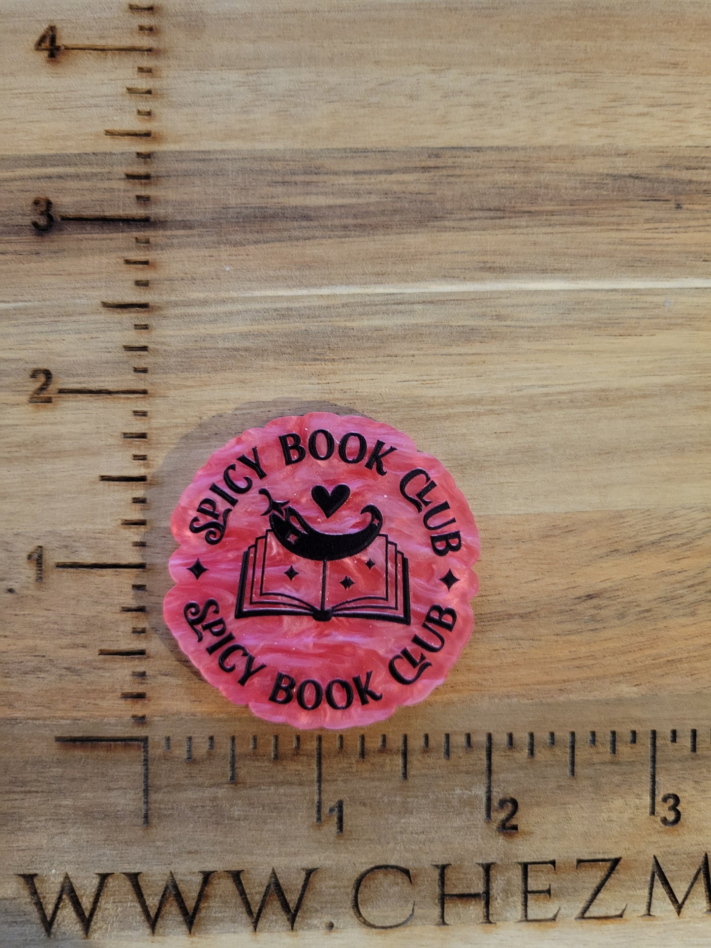 Spicy book club- uv printed acrylic