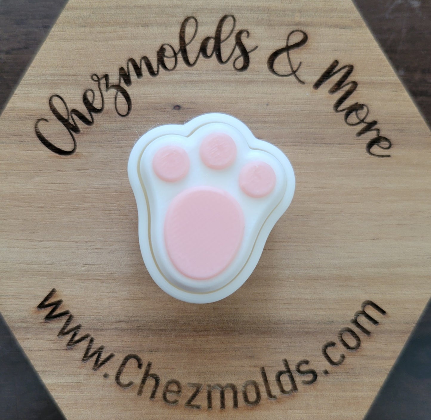 CE 3d printed  fidget clicker- with keychain hole - lucky rabbits foot