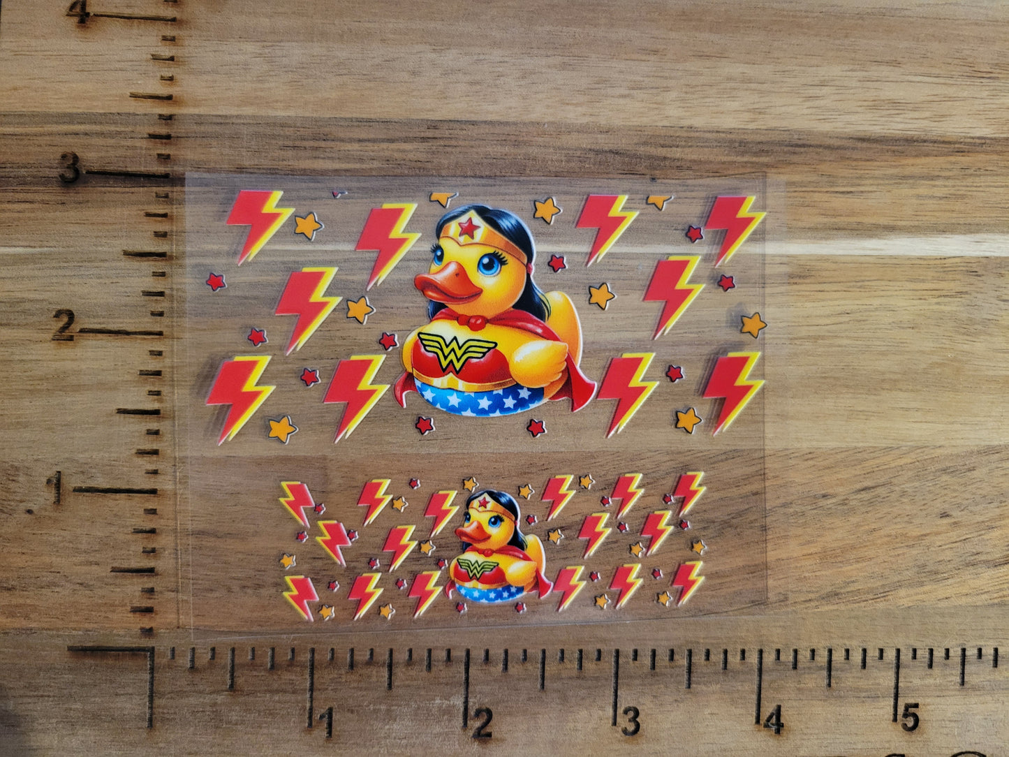 UV DTF transfer for tumbler keychain-WonderW duck