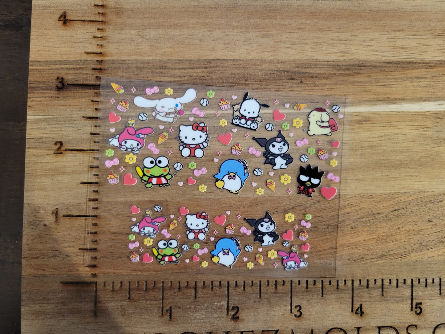 UV DTF transfer for tumbler keychain- HK- all friends