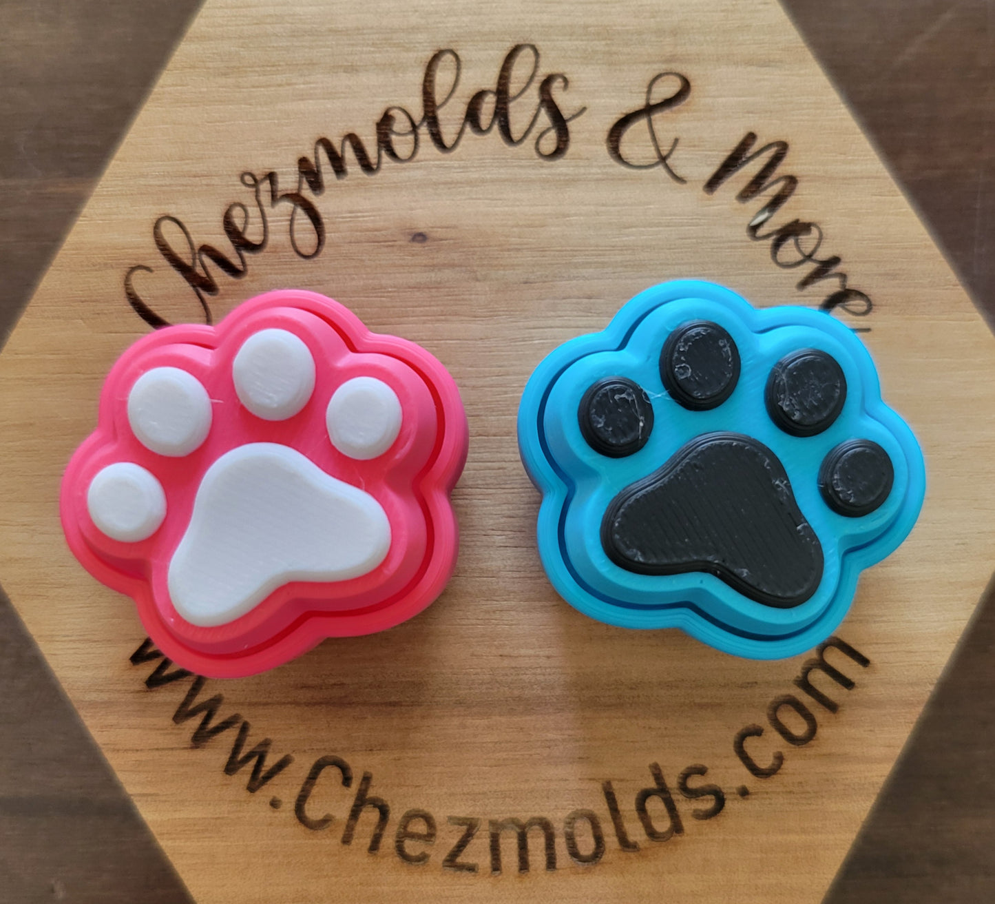 CE 3d printed fidget clicker- paw