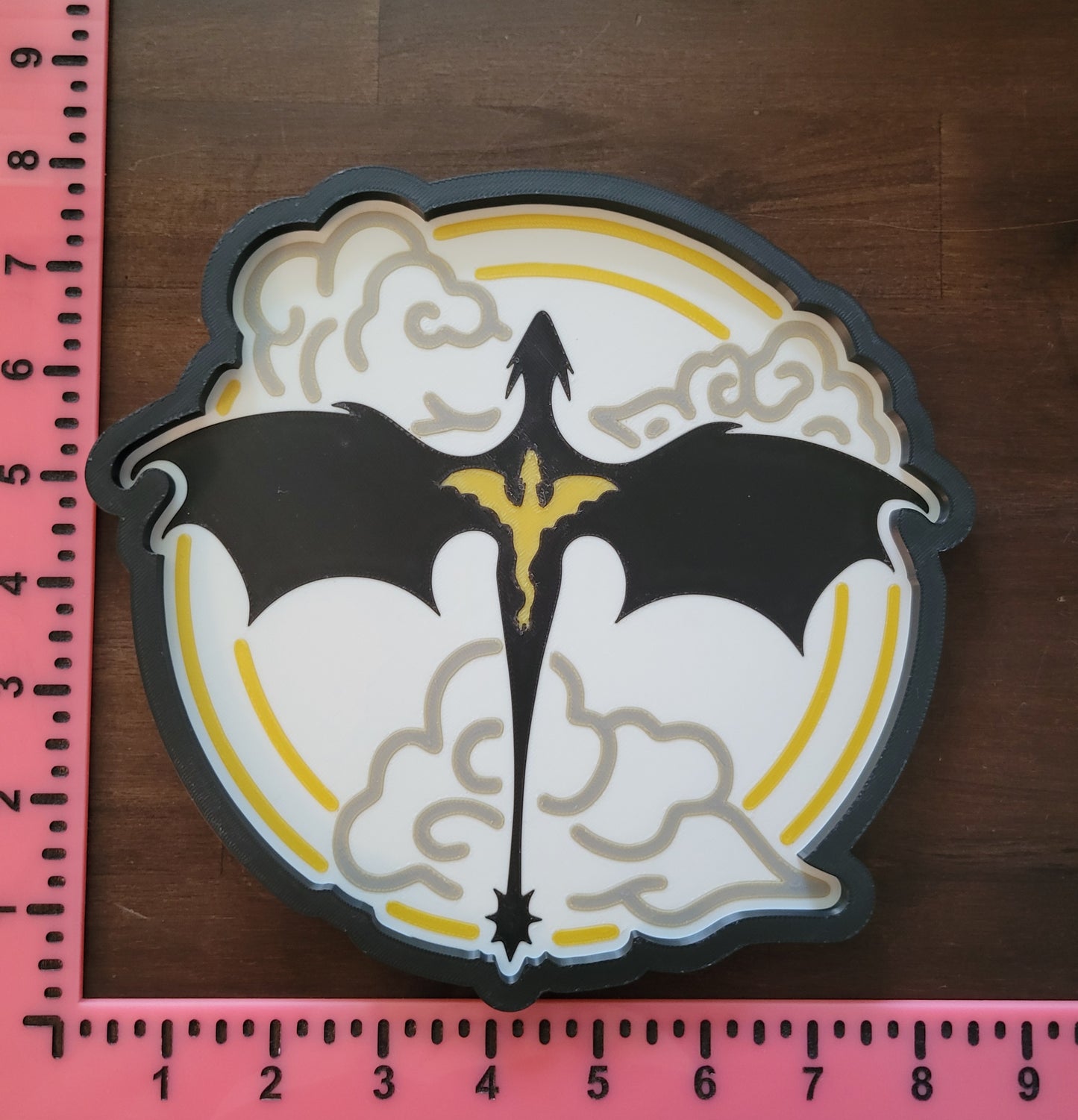 Bead Tray- dragon in clouds