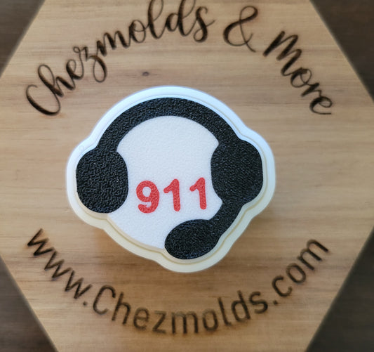 CE 3d printed  fidget clicker- with keychain hole - 911