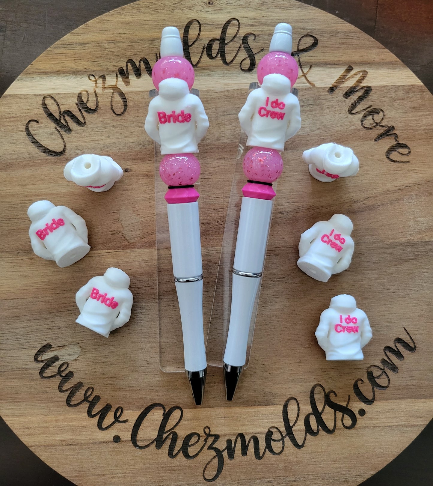 CE 3d printed focal bead-Hoodie- Bride/ I Do crew