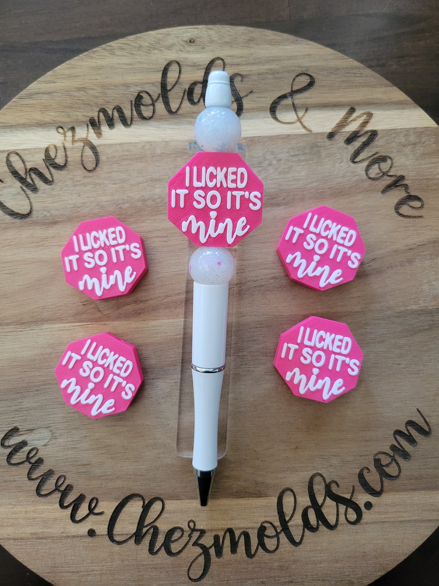 CE 3d printed focal bead-I licked it so its mine