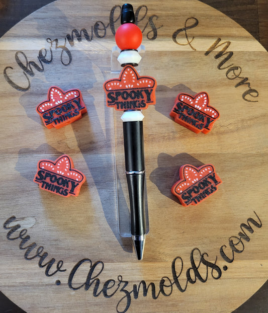 CE 3d printed focal Bead-spooky things