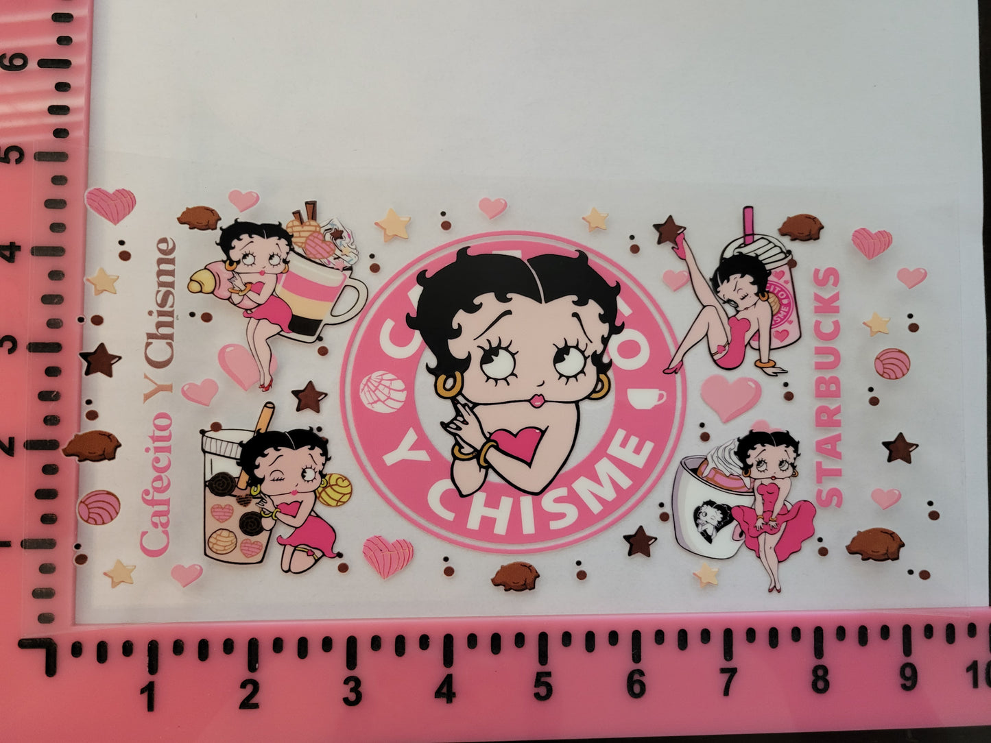 UV DTF transferfull size-boop coffee