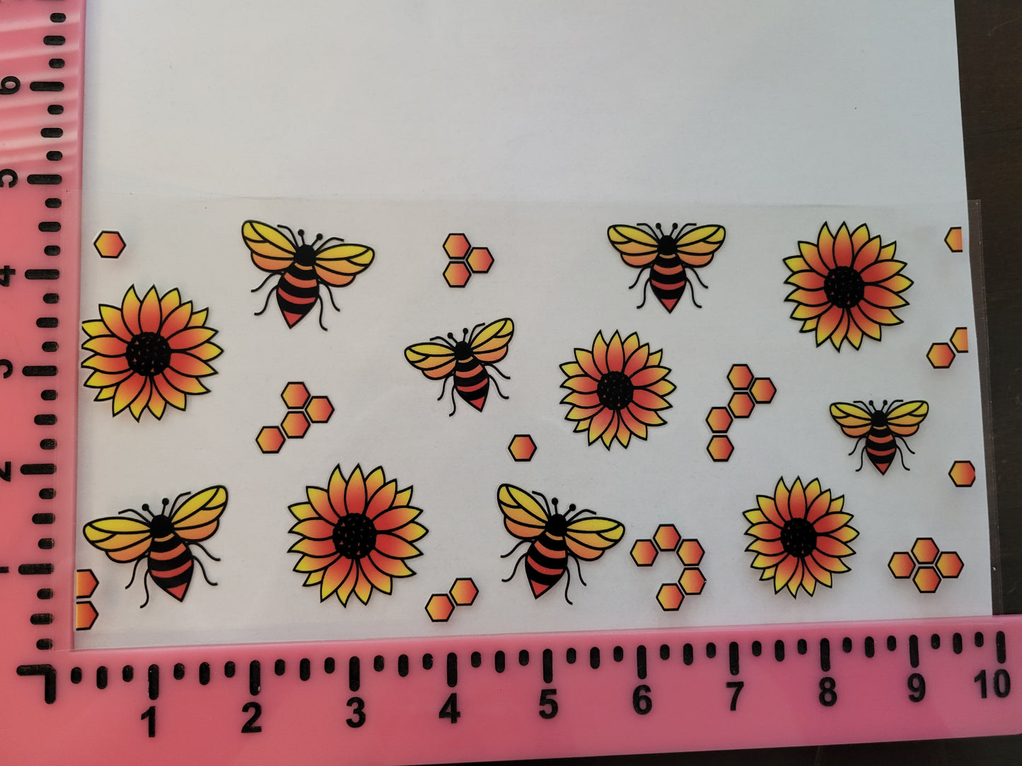 UV DTF transferfull size-bees